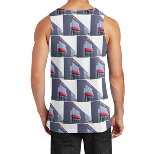 Men's All Over Print Vest Shirt