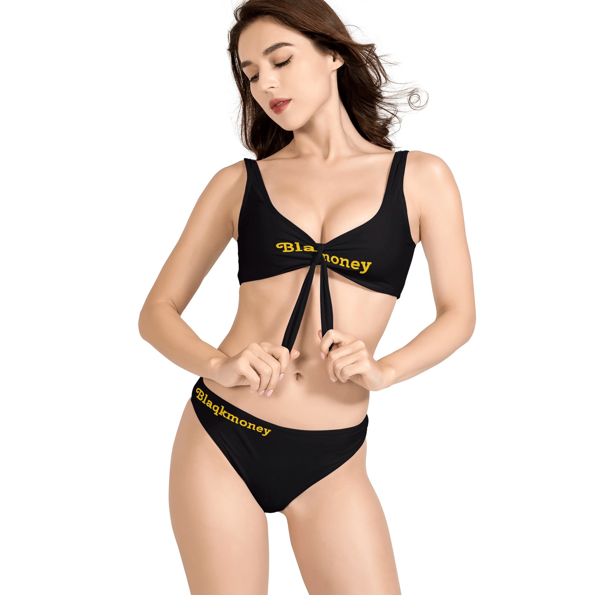 Womens Bow Front Bikinis Swimsuit
