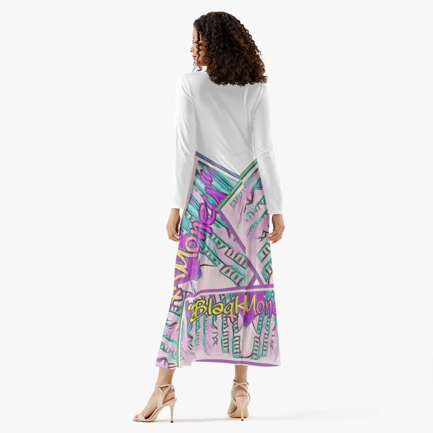 289. Women’s Long-Sleeve One-piece Dress