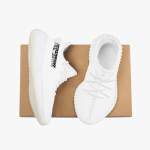 230. Kids' Mesh Knit Sneakers - White