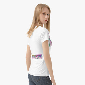 220. Handmade AOP Women T-shirt