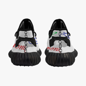 233. Trendy Mesh Knit Sneakers - Black
