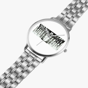 273. Instafamous Steel Strap Quartz watch