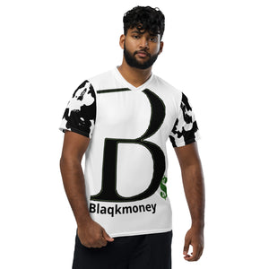 Custom Blaqkmoney Recycled unisex sports jersey