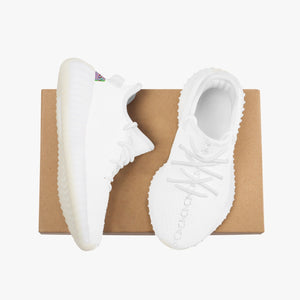 230. Kids' Mesh Knit Sneakers - White