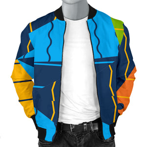 Triangles And Lines Men's Bomber Jacket