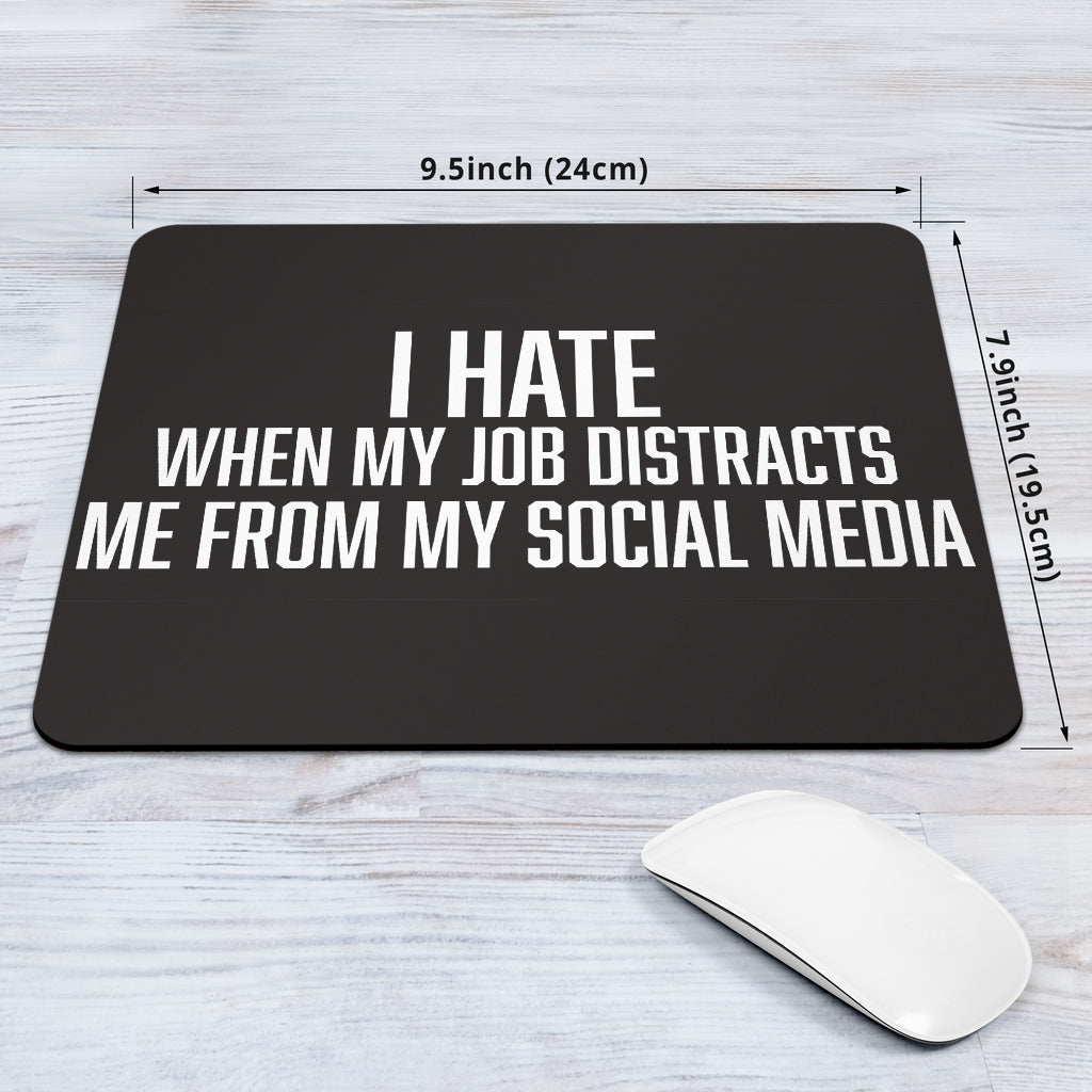 Funny Social Media Mouse Pad